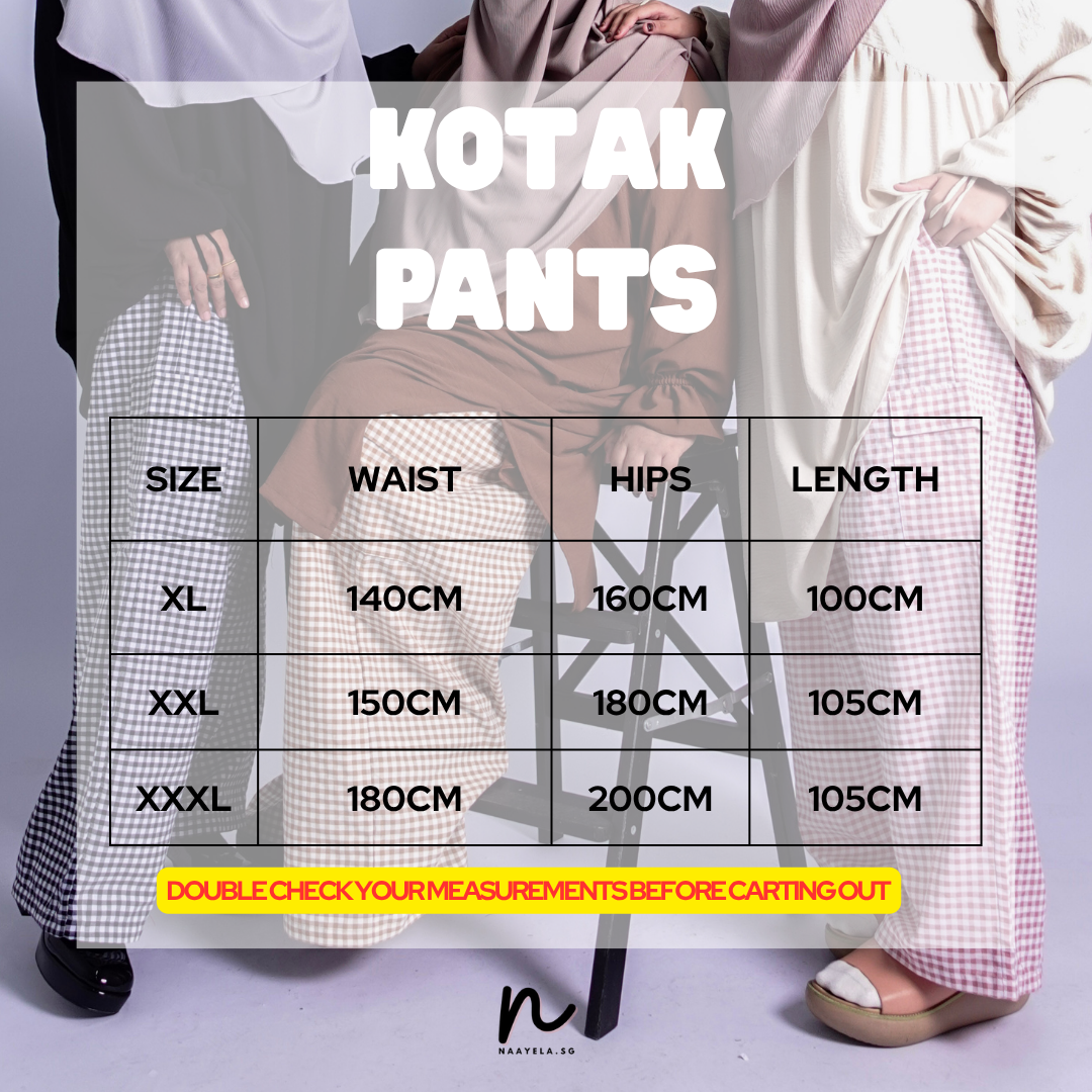KOTAK PANTS (FIT UP TO 200CM HIPS)