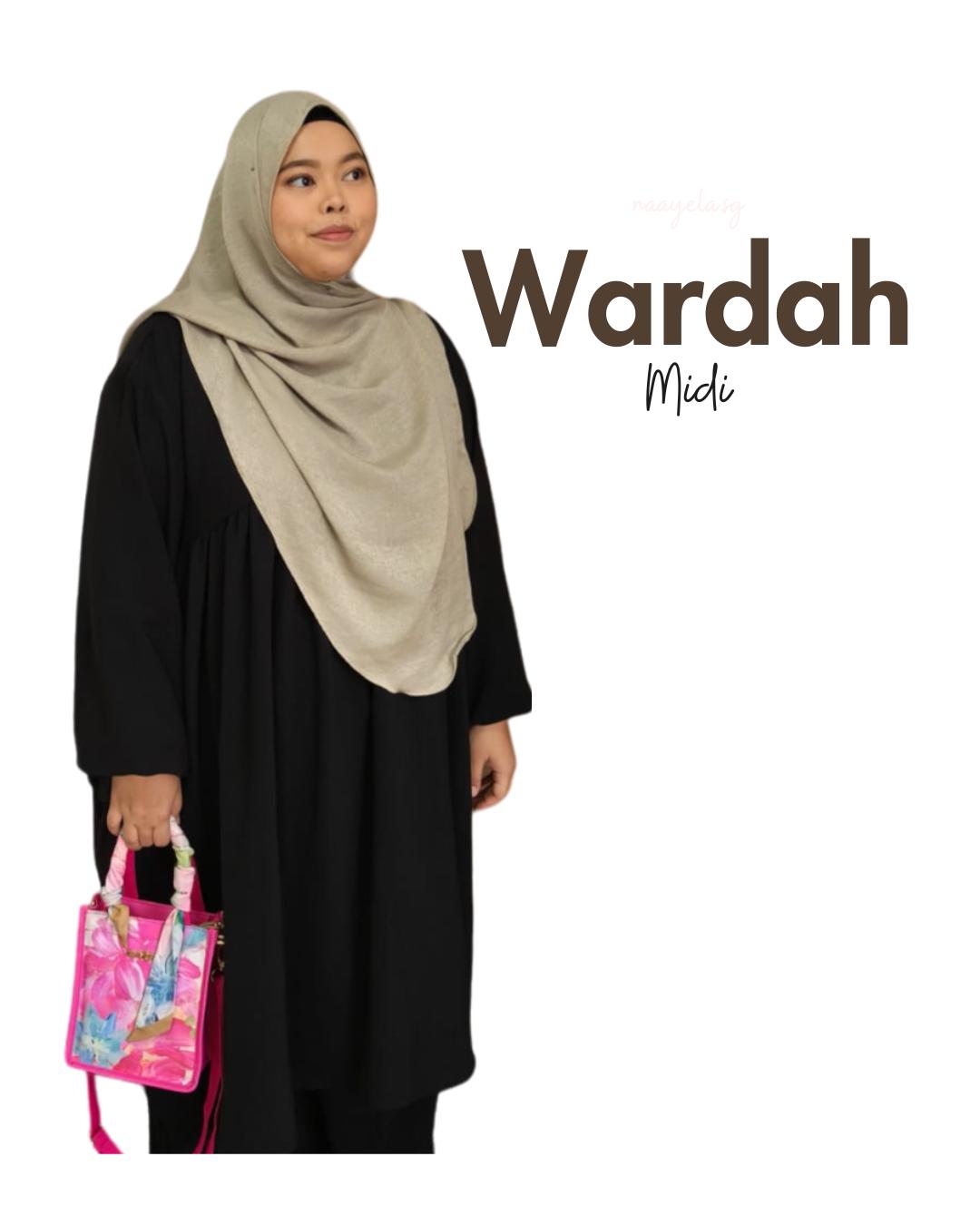 [SG INSTOCKS] WARDAH MIDI - PLUS SIZE UP TO PTP 90