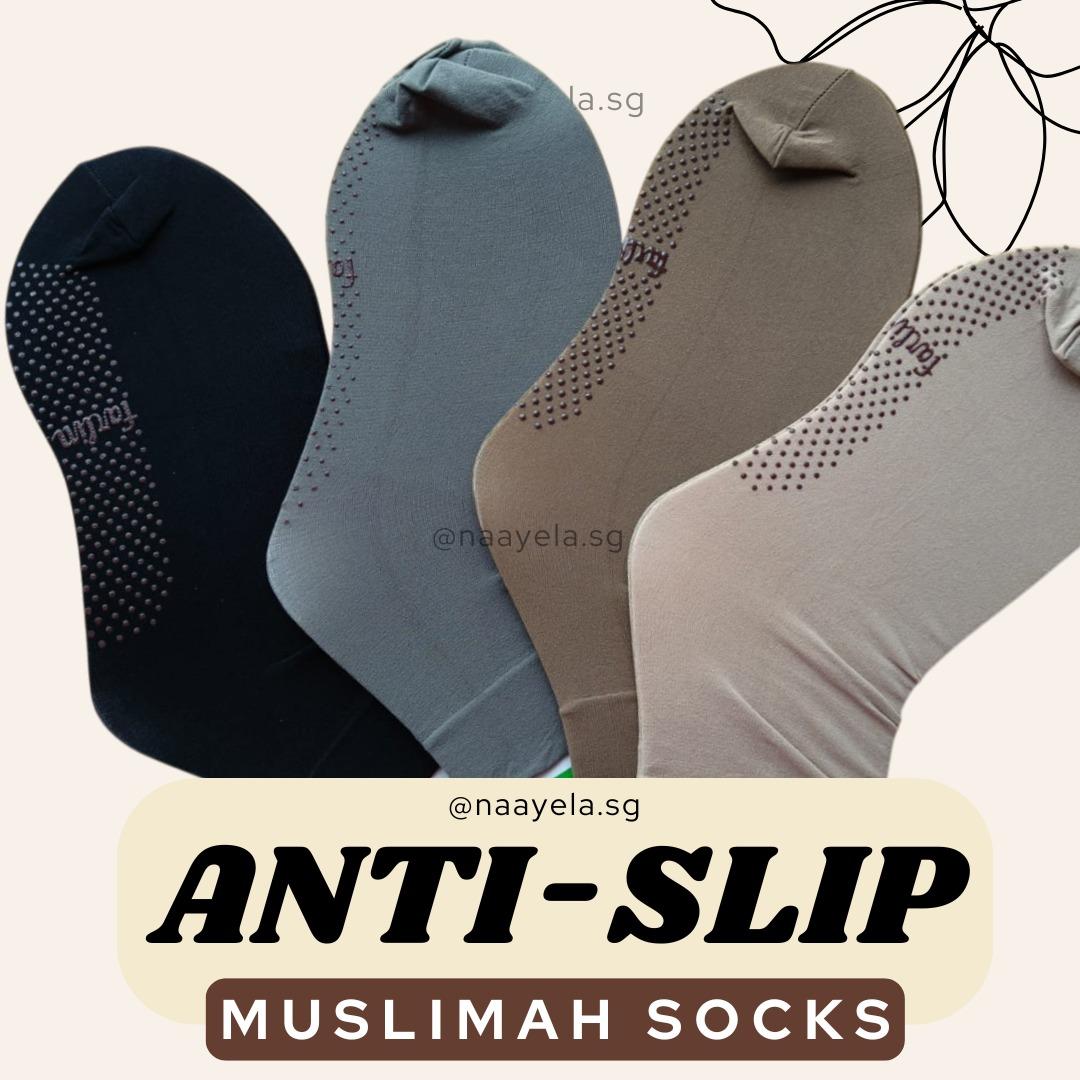 [SG INSTOCKS] MUSLIMAH SOCKS ANTI-SLIP