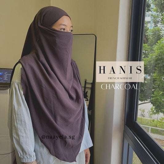 [PLUS SIZED] HANIS French Khimar - Umrah/Hajj Essential