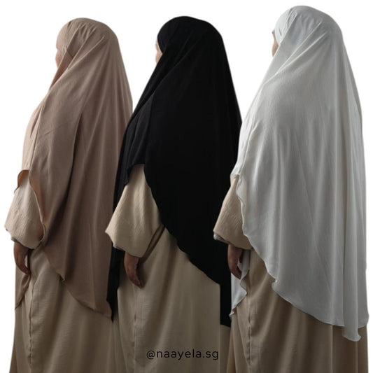 [NAAYELA.SG] XTRA LARGE HANIS KHIMAR