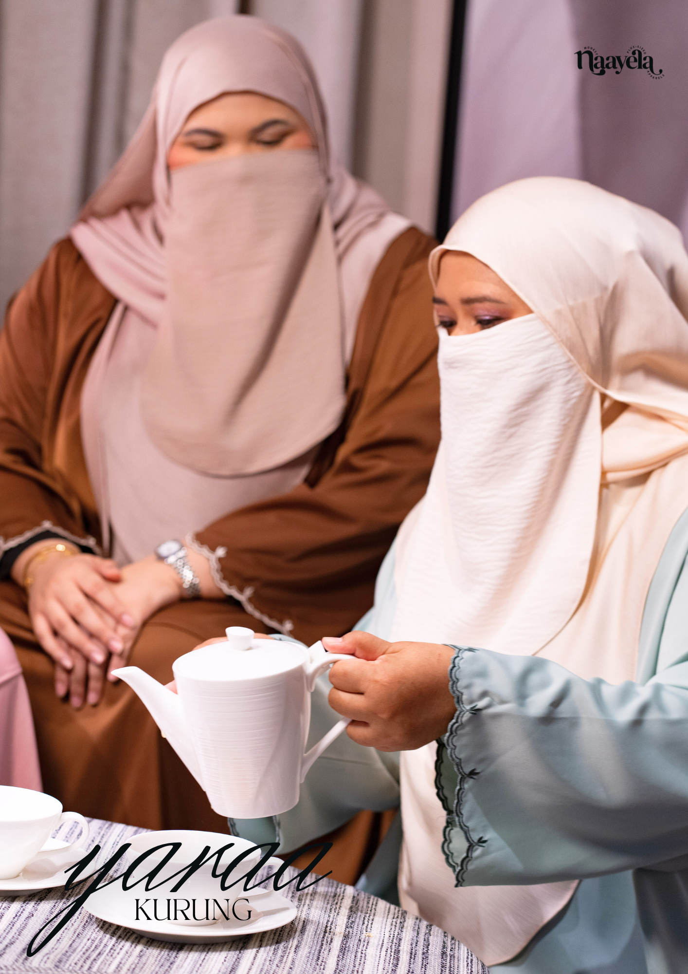 [REG-PLUS SIZED] YARAA KURUNG | A-LINE CUT | FLOWLY