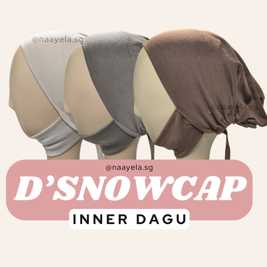 [INSTOCK] d'SNOW CAP - HIJAB INNER w chin