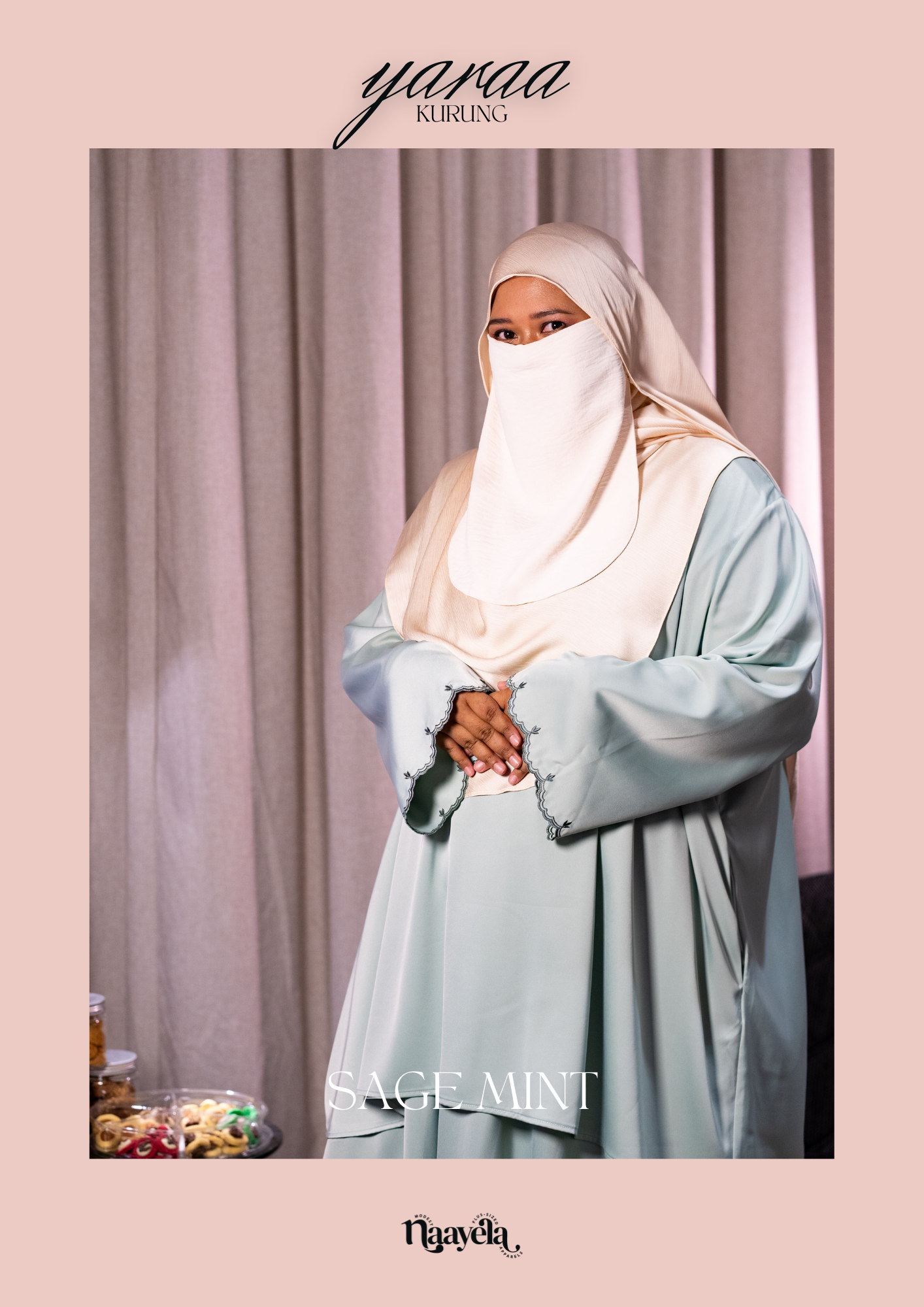 [REG-PLUS SIZED] YARAA KURUNG | A-LINE CUT | FLOWLY