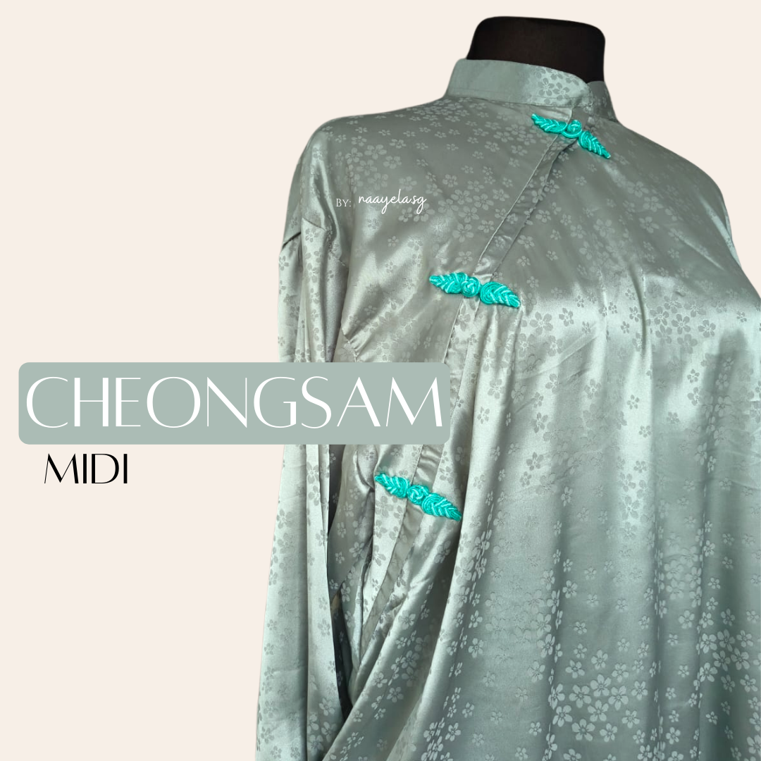 CHEONGSAM MIDI (PLUS SIZE)