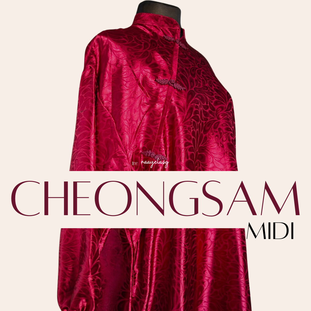 CHEONGSAM MIDI (PLUS SIZE)