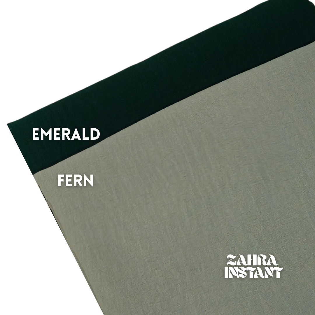 [PLUS SIZED] ZAHRA INSTANT HIJAB - SOFT AWNING - IRONLESS