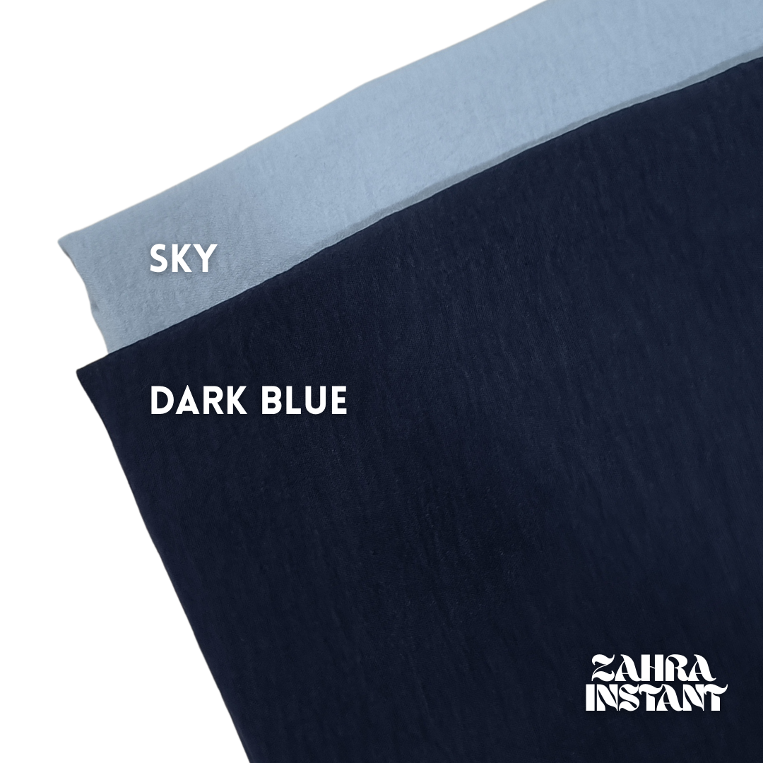 [PLUS SIZED] ZAHRA INSTANT HIJAB - SOFT AWNING - IRONLESS