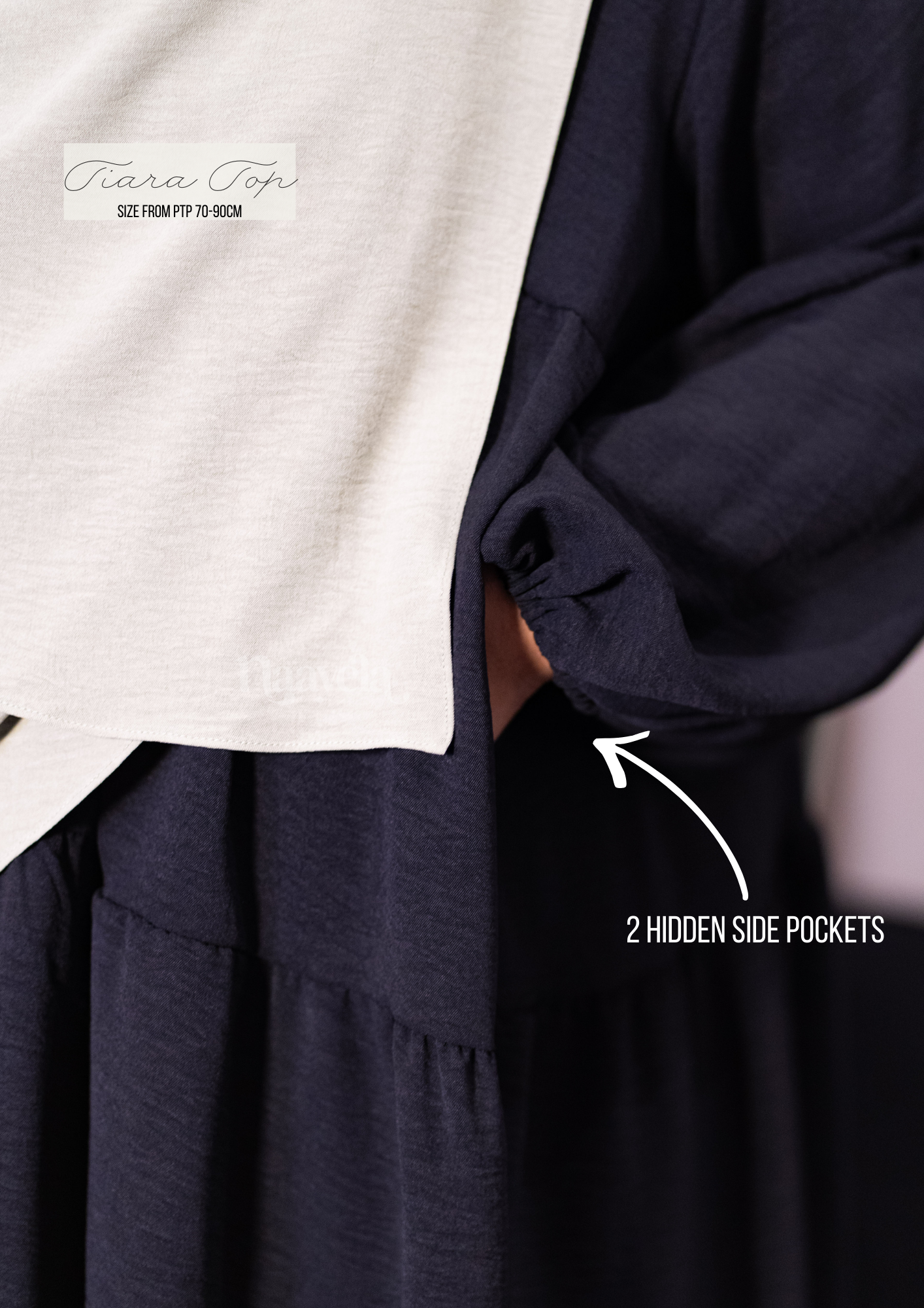 TIARA TOP - SIZES FROM PTP 70-90CM