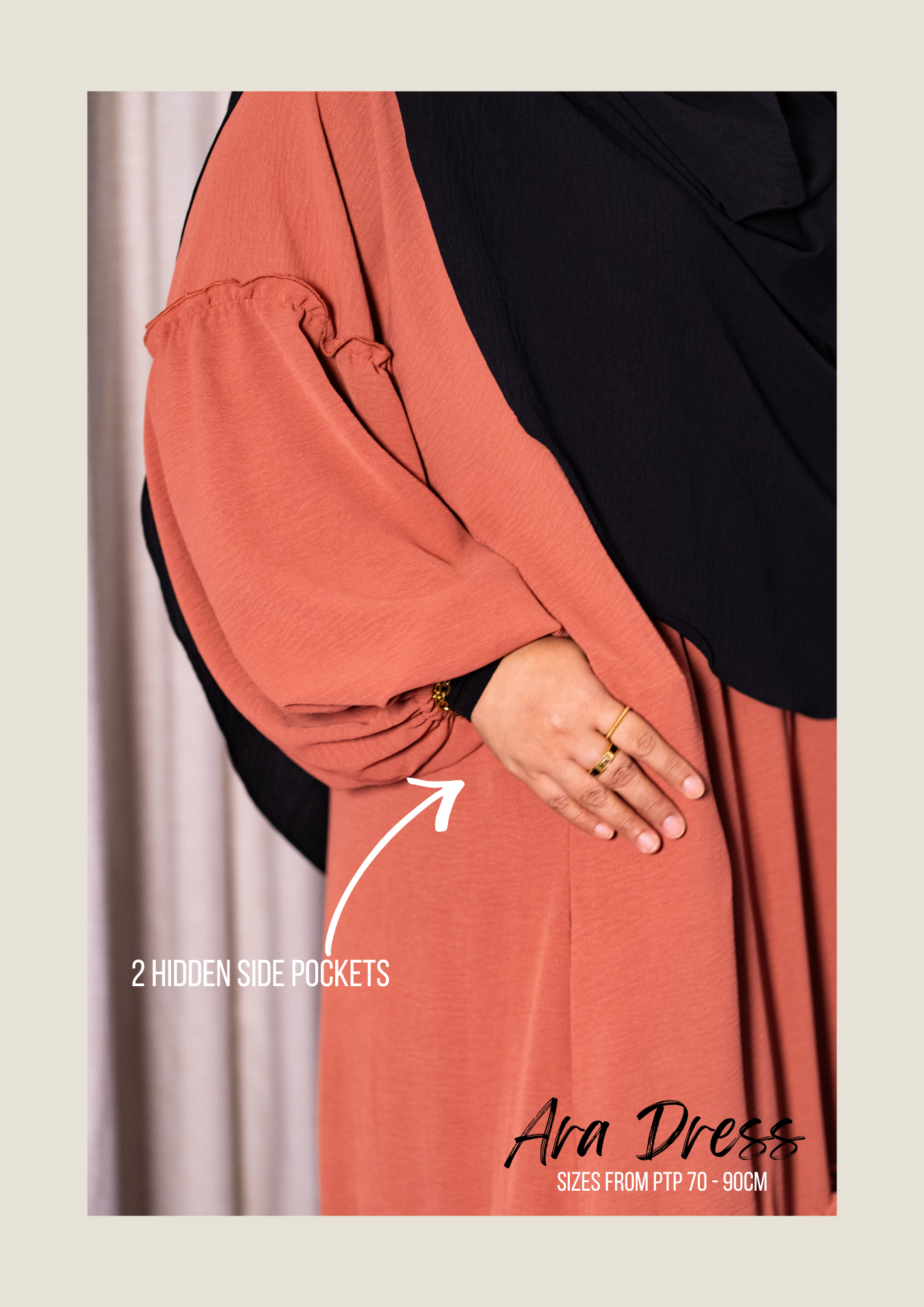 [PLUS SIZED] ARA DRESS | A-LINE , FLOWLY | PTP UP TO 90CM