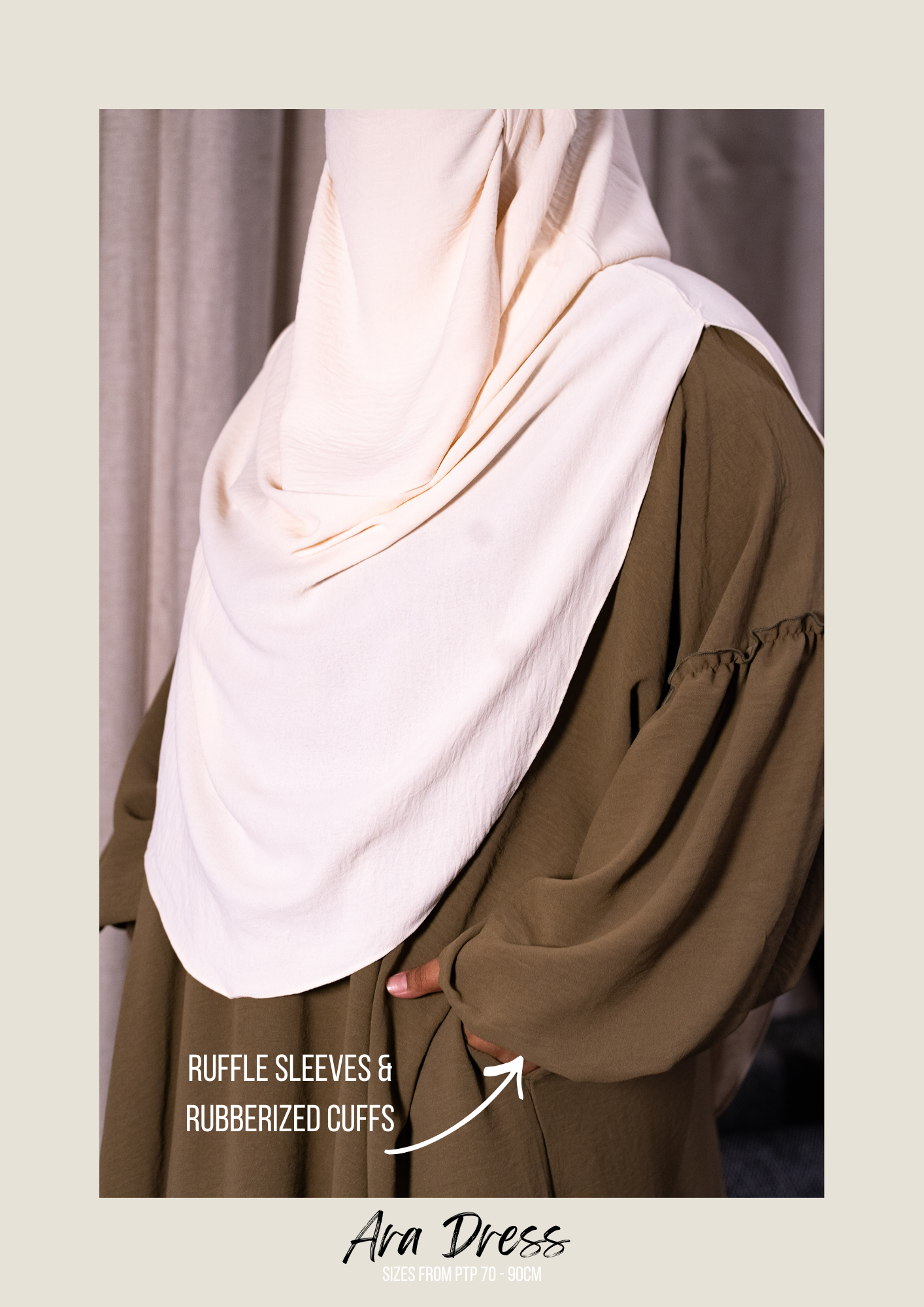 [PLUS SIZED] ARA DRESS | A-LINE , FLOWLY | PTP UP TO 90CM