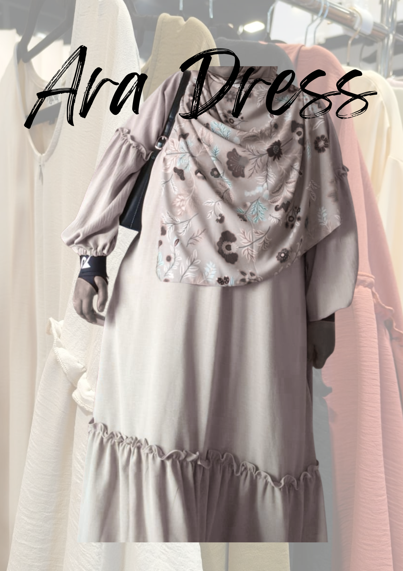[PLUS SIZED] ARA DRESS | A-LINE , FLOWLY