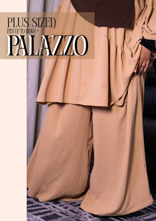 PLUS SIZED PALAZZO - FIT UP TO 180KG - CHECK SIZE CHART
