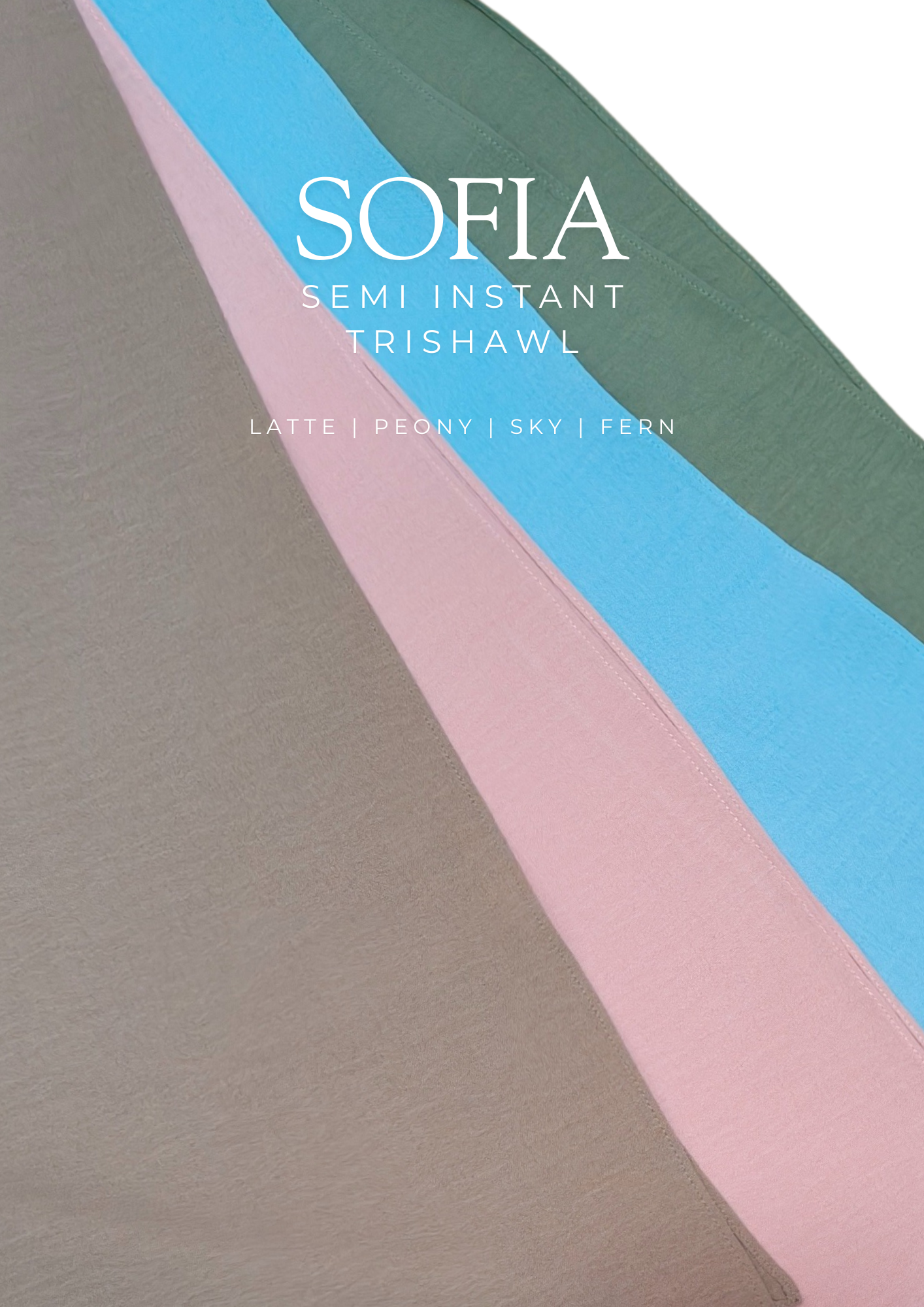 [NAAYELA.SG] SOFIA SEMI INSTANT SHAWL (TIE BACK)