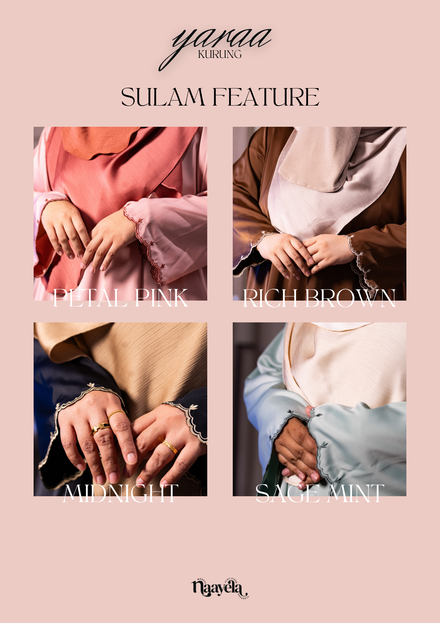 [REG-PLUS SIZED] YARAA KURUNG | A-LINE CUT | FLOWLY