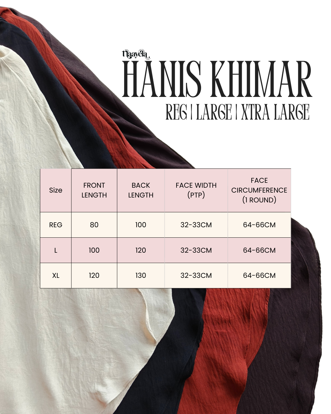 [PLUS SIZED] HANIS French Khimar - Umrah/Hajj Essential