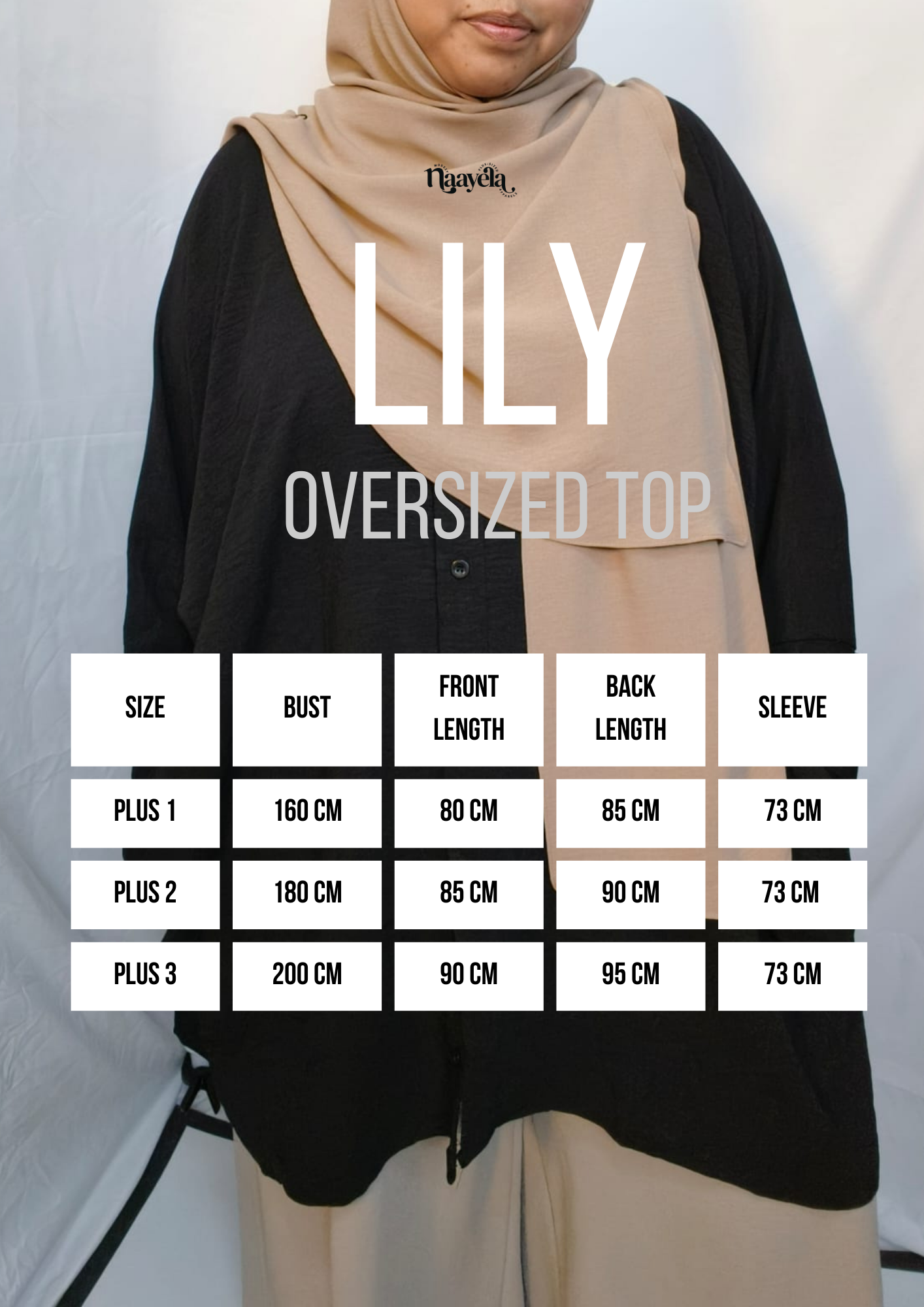 LILY OVERSIZED TOP | PLUS SIZED
