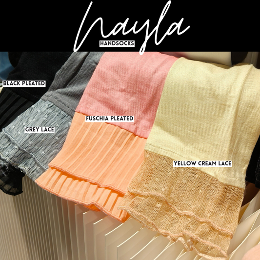 [PLUS SIZED] NAYLA HANDSOCKS – Soft Rayon Cotton, Comfy & Perfect for Daily Wear!